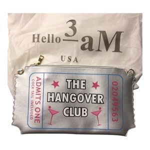 Hello 3 Am Ticket Crossbody Bag Large NWT